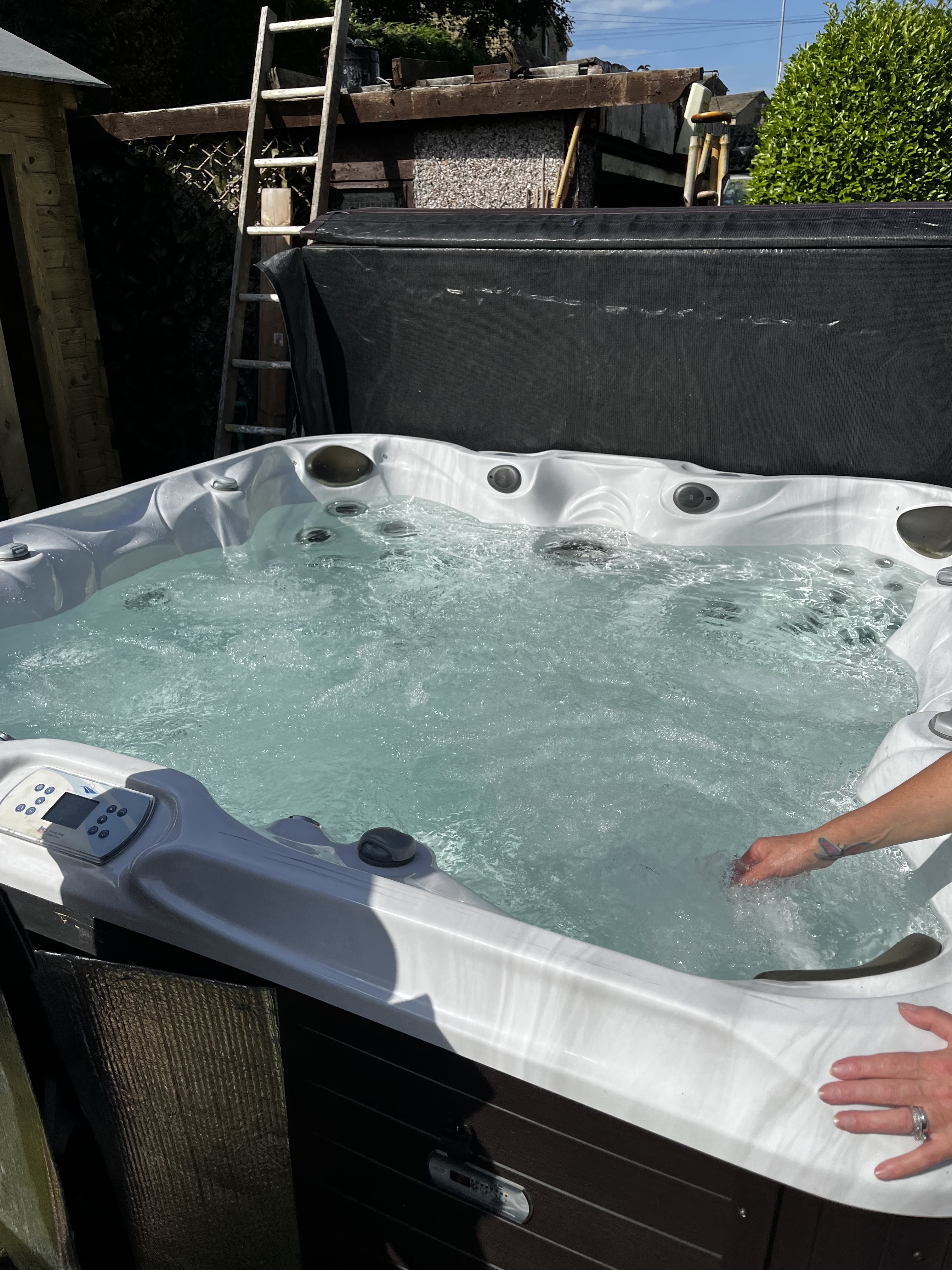 Hot tub wired up by CAN Electrical Contractors Limited