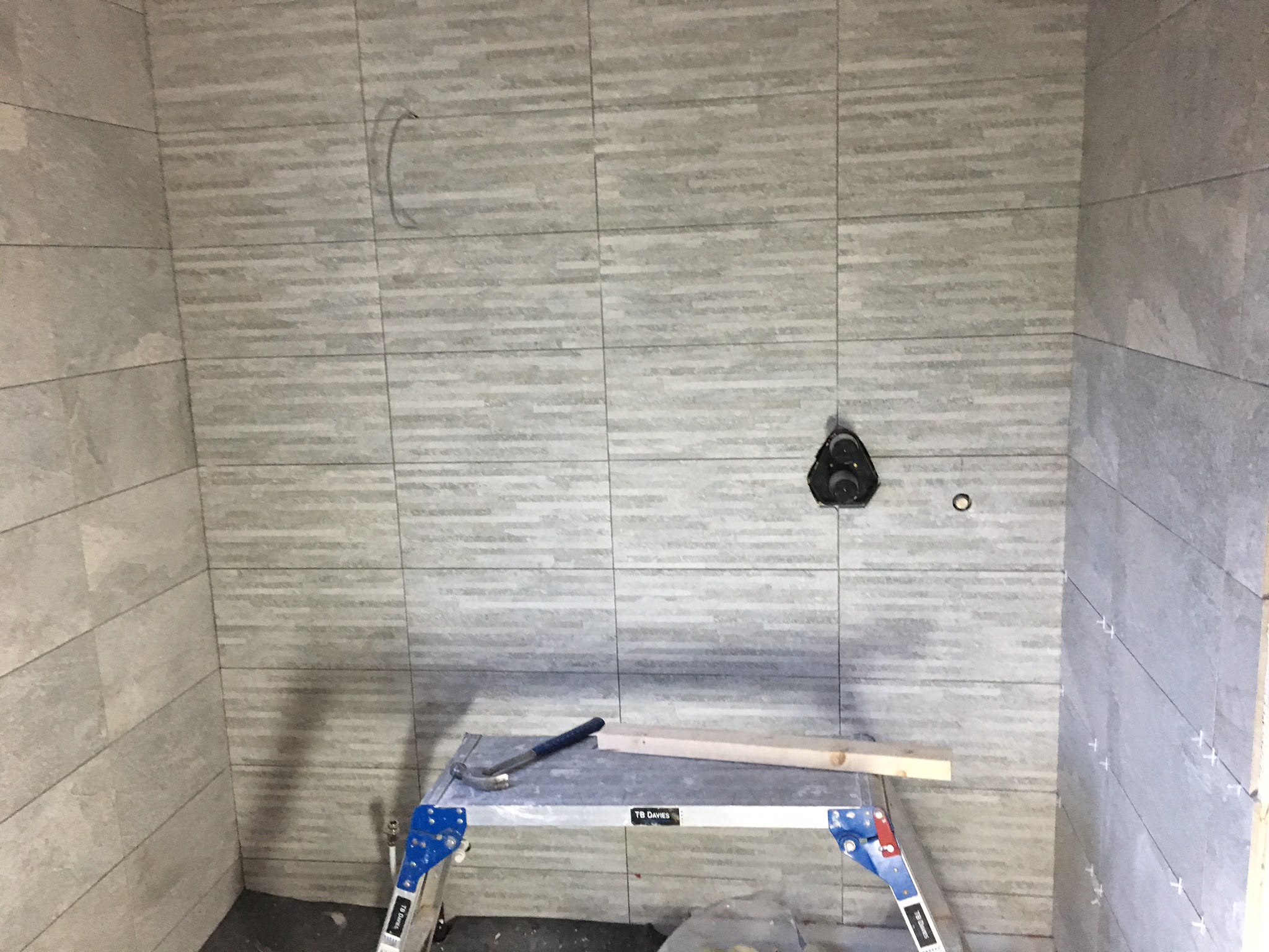 Completed tiling job from Dave Hull Plumbing & Bathroom Services