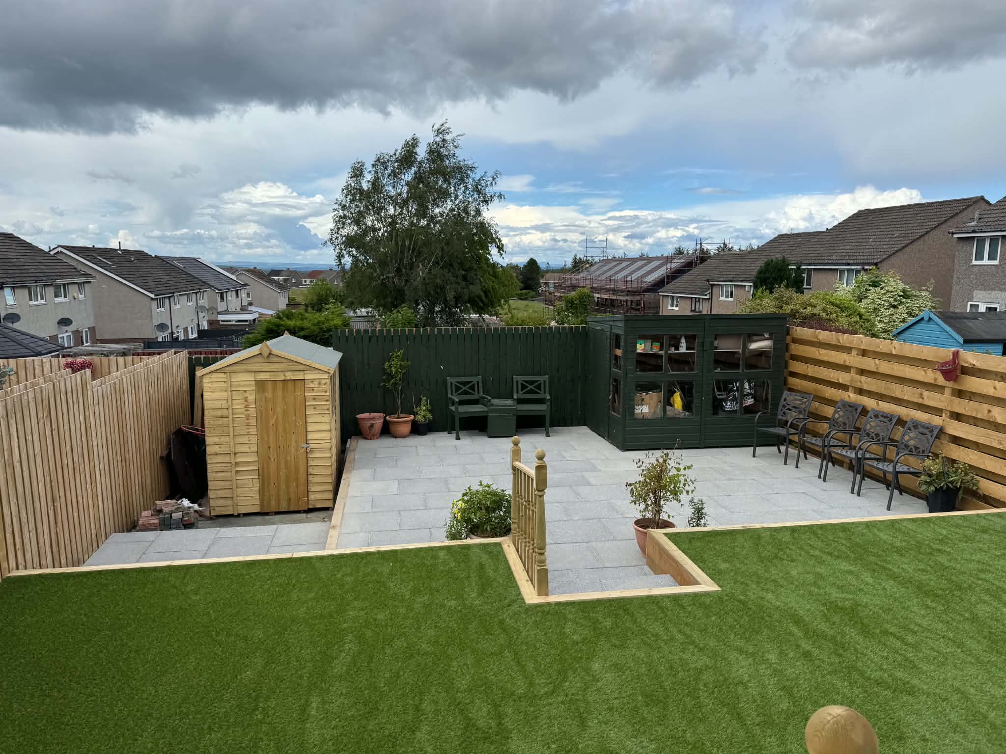 Finished garden transformation by our team