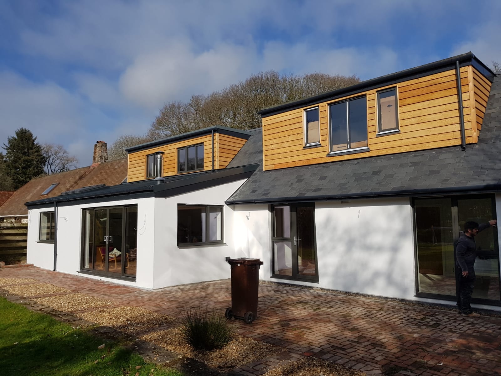 Finished extension built by Mitchell & Andrew Building Services