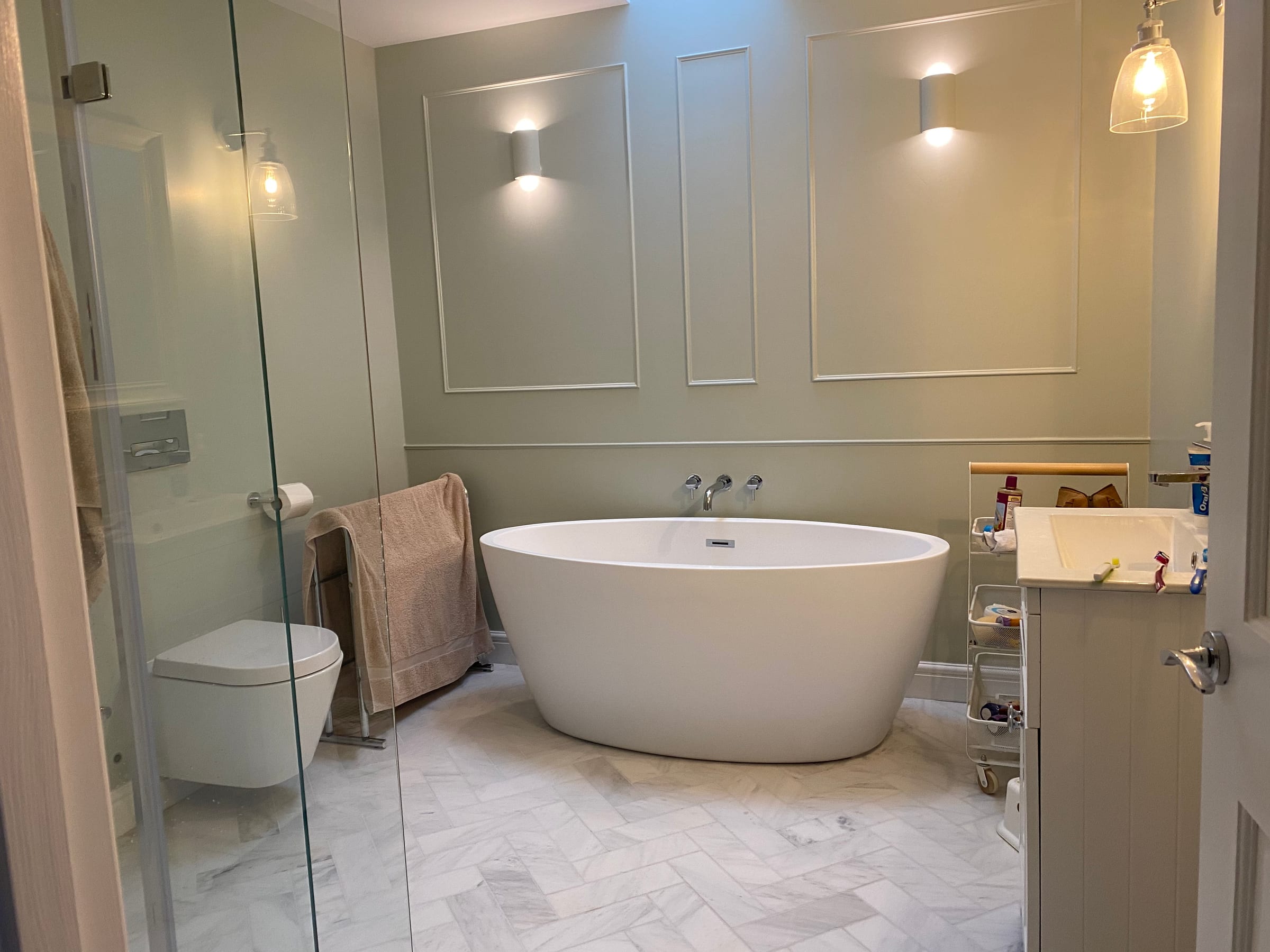 Bathroom fitted and finished by Mitchell & Andrew Building Services