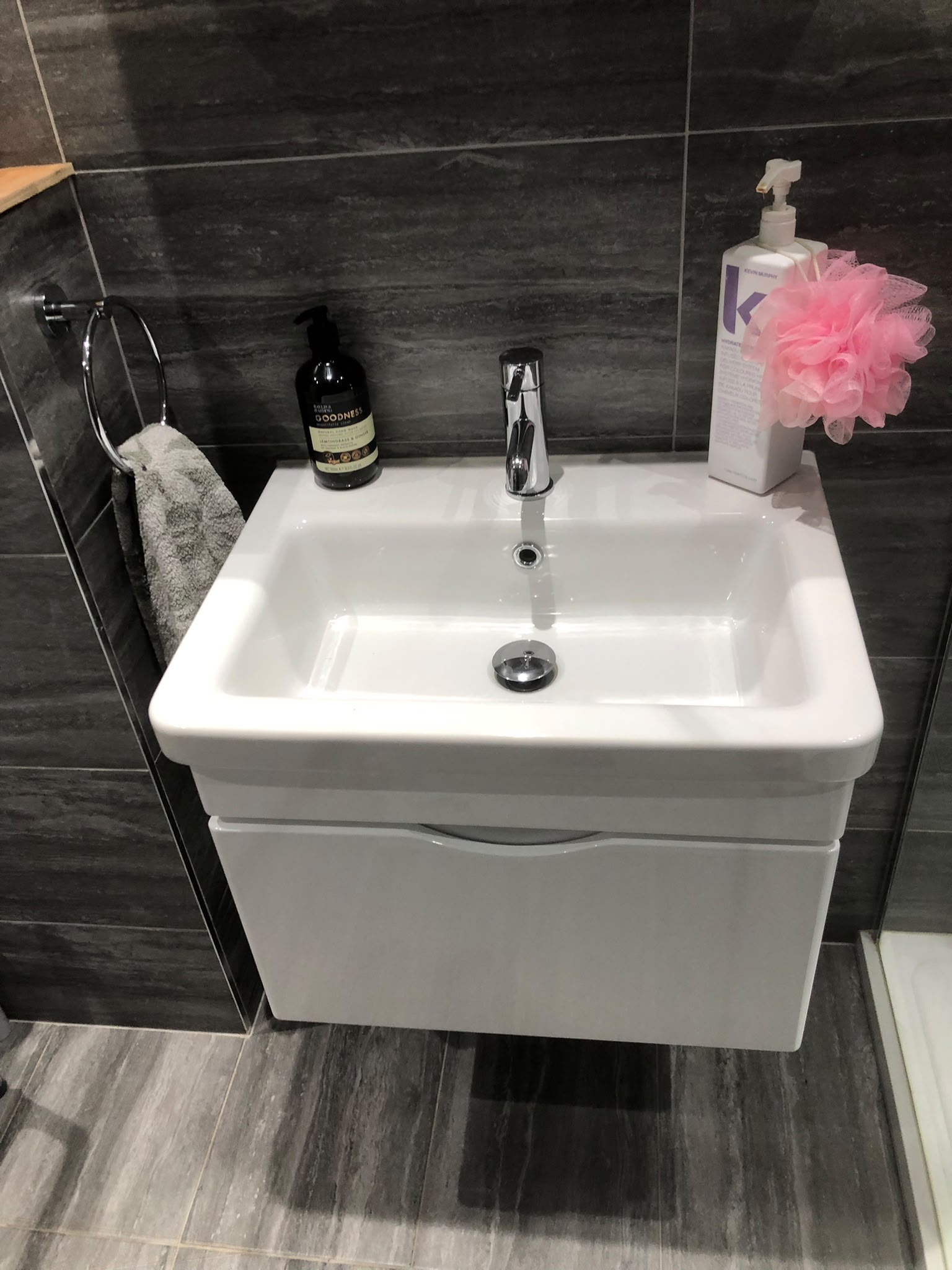 Completed wet room, our own work