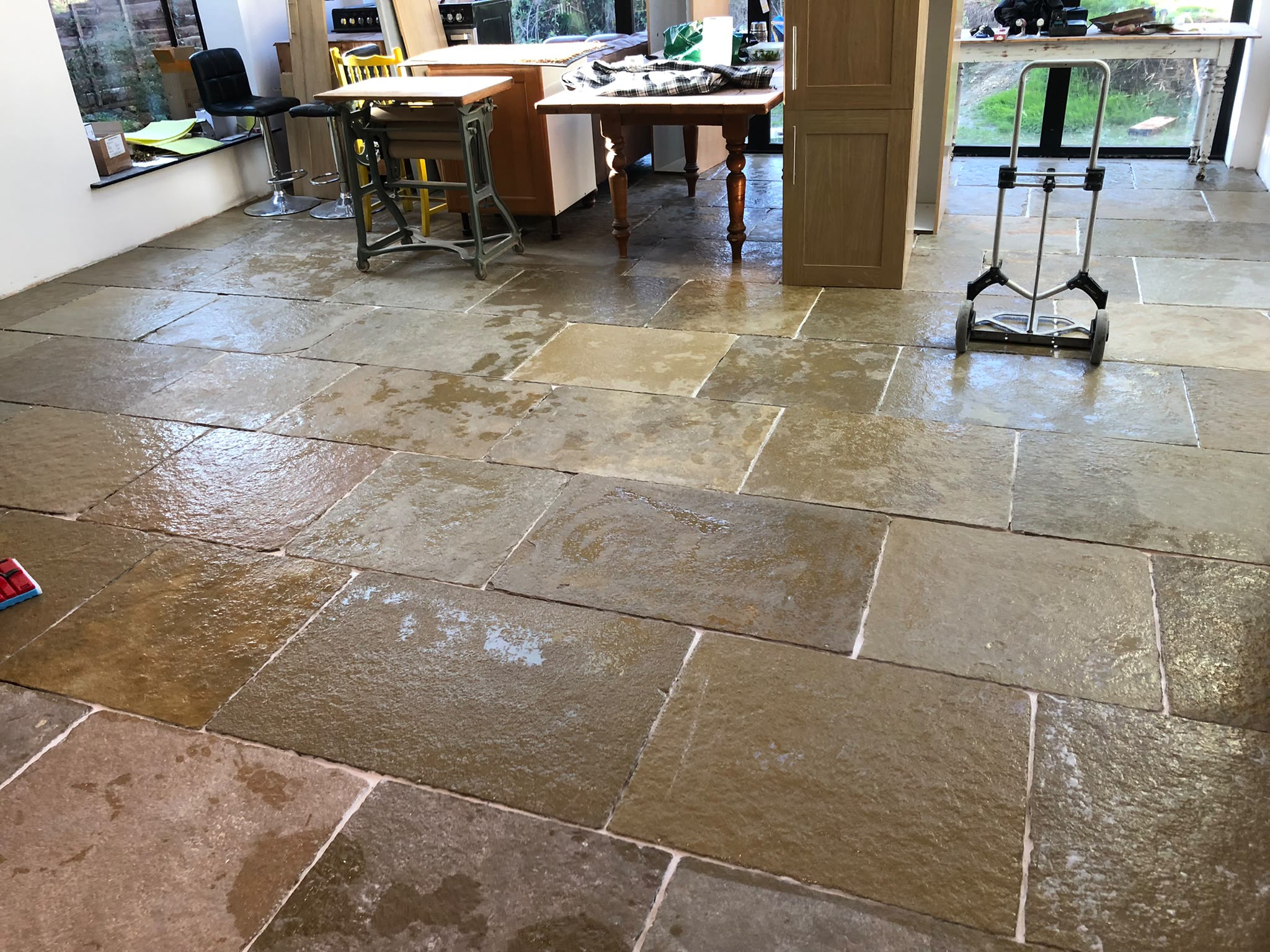 Tiling carried out by Dave Hull Plumbing & Bathroom Services, shown finished