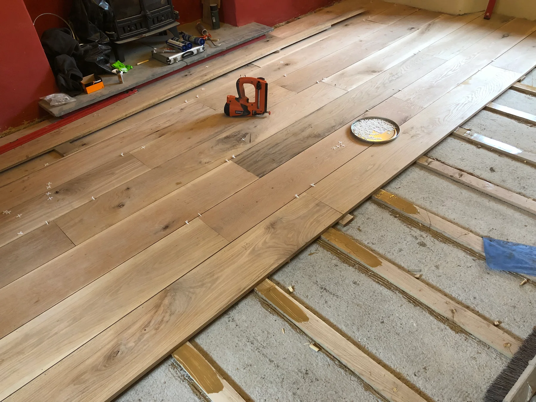 Floor preparation work carried out by Truscon Limited