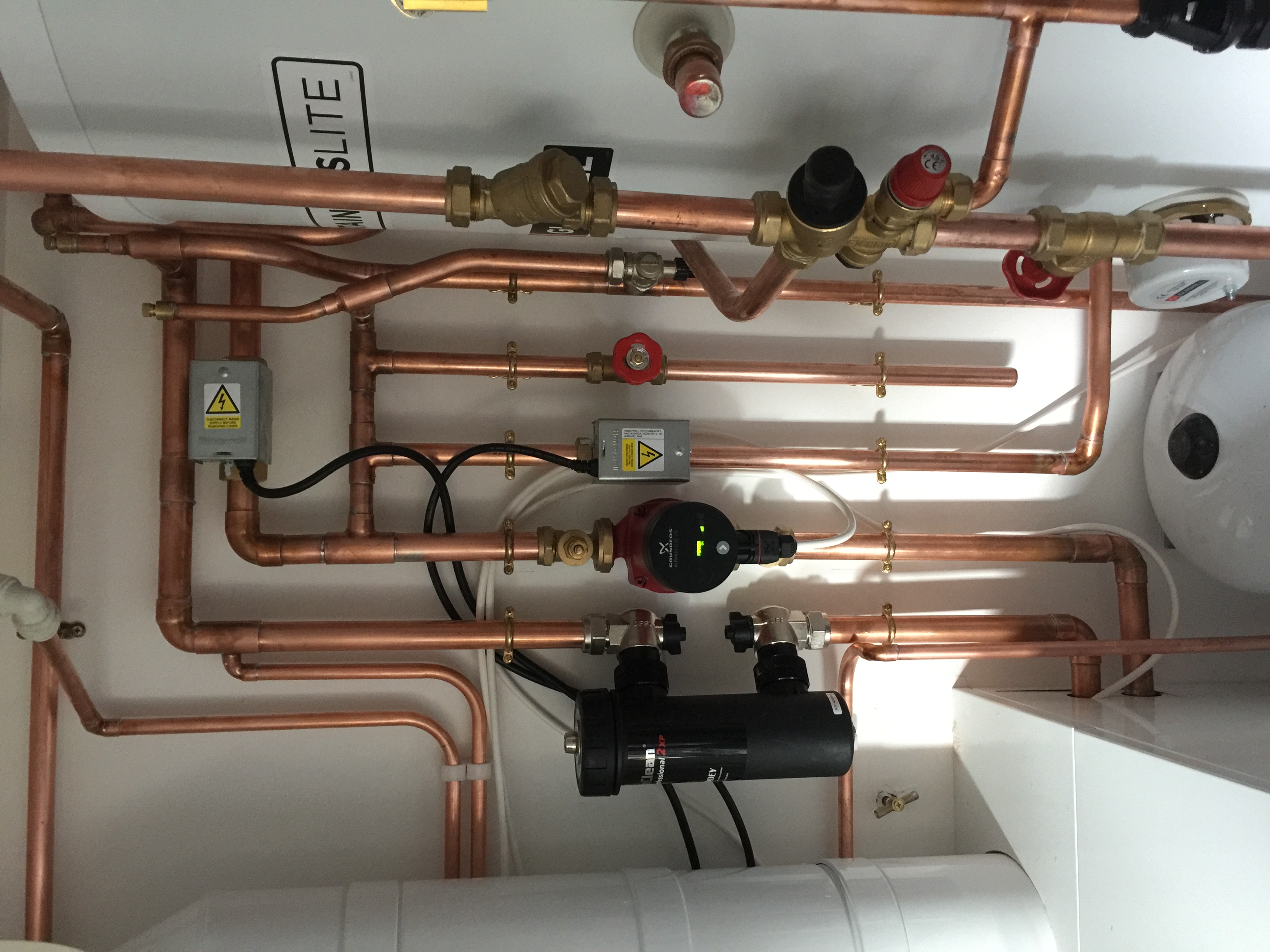 Central heating job finished by Truscon Limited