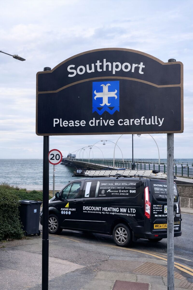 Discount Heating NW van in Southport