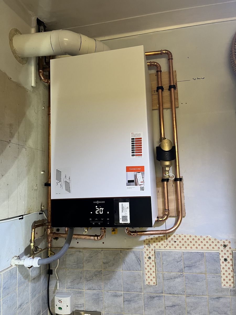 Viessmann boiler installed by Optimum HVAC